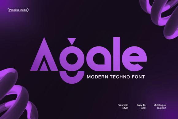 Agale: A Bold Display Font for Modern Campaigns