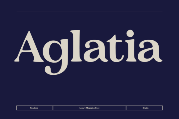 Aglatia: A Serif Font for Polished Branding
