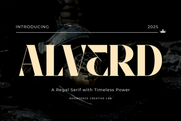 Alverd Regular: A Regal Serif Font for Crafters