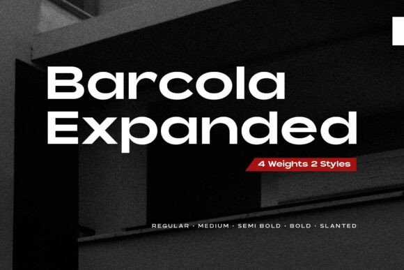 Barcola Expanded: A Bold Typeface for Modern Web Design