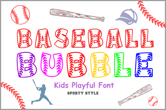 Baseball Bubble: A Playful Display Font for Web Design