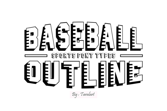 Baseball Outline: A Bold Typeface for Editorial Impact
