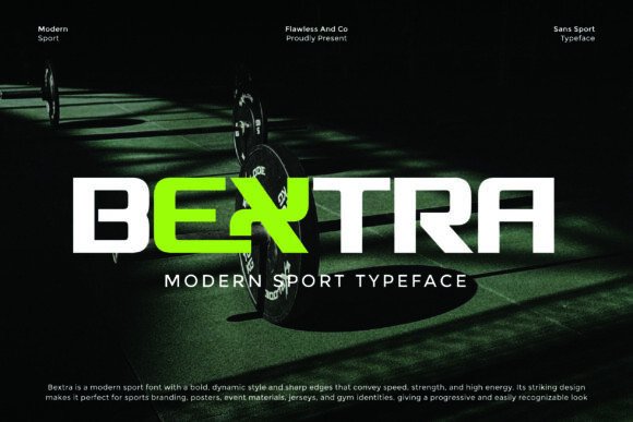 Bextra: A Bold Sans Serif Font for Editorial Impact