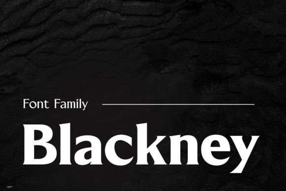 Blackney: A Serif Font That Elevates Brand Identity