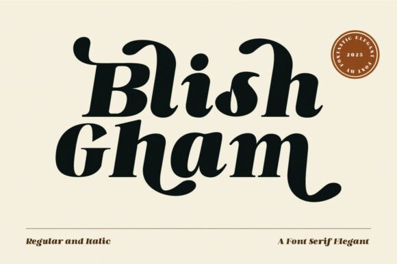 Blish Gham: A Serif Font for Bold Branding