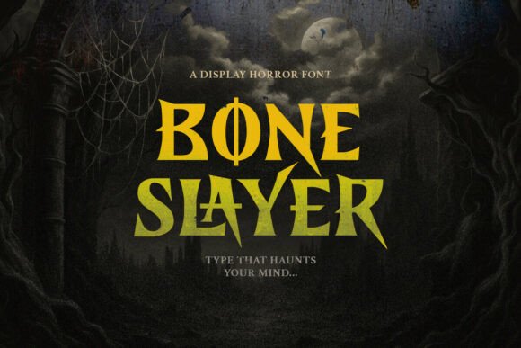 Bone Slayer: A Bold Serif Font for Makers