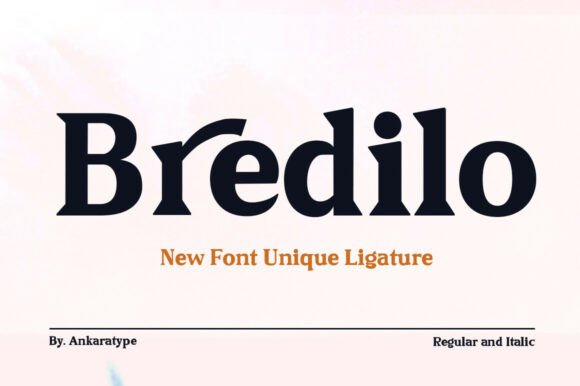 Bredilo: A Bold Serif Typeface for Modern Web Design