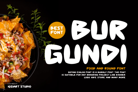 Burgundi: A Bold Display Font for Web Design