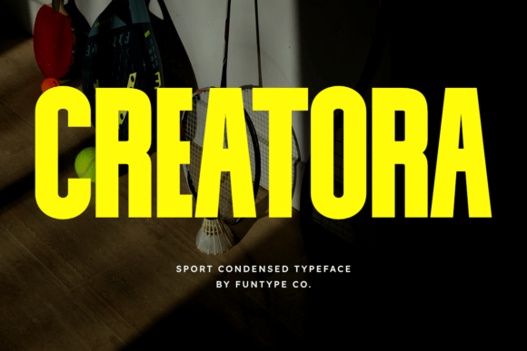 Creatora: A Bold Display Typeface for Modern Web Design