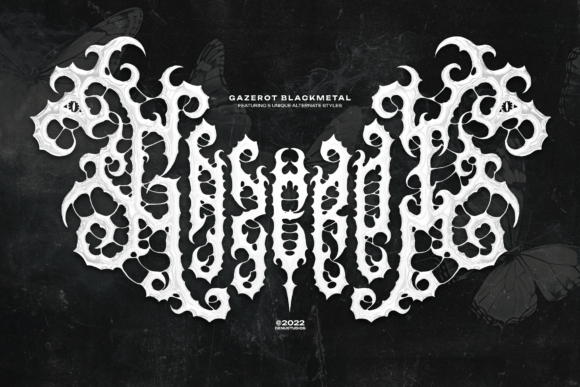 Gazerot: A Bold Blackletter Font for Brand Identity