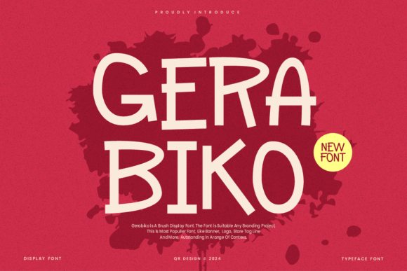 Gerabiko: A Bold Typeface for Modern Branding