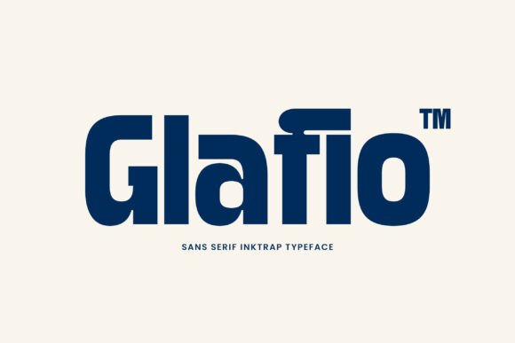 Glafio Typeface: A Bold Font for Branding