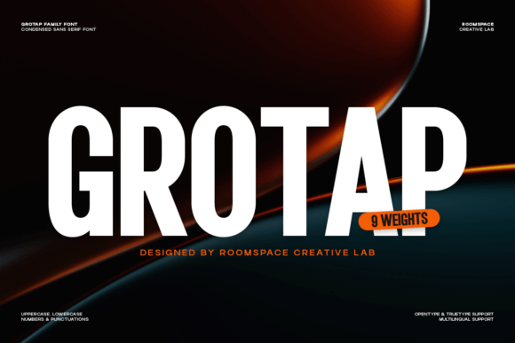 Grotap: A Bold Condensed Typeface for Editorial Impact