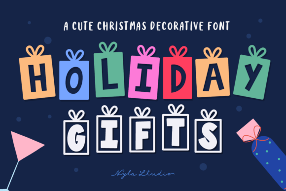 Holiday Gifts Font Review for Web Design