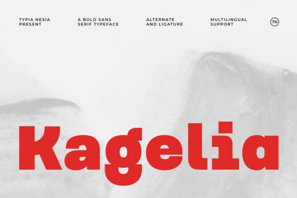 Kagelia Font: Bold Minimal Type for Web Design