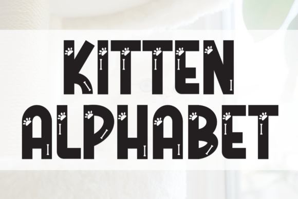 Kitten Alphabet Font: Bold Branding for Small Business
