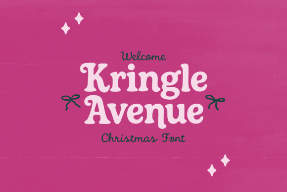 Kringle Avenue: A Bold Serif Font for Festive Editorial Design