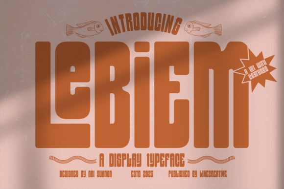 Lebiem Typeface: Bold, Friendly Editorial Design