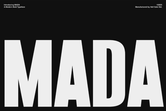 Mada Sans Regular: A Bold Typeface for Modern Campaigns