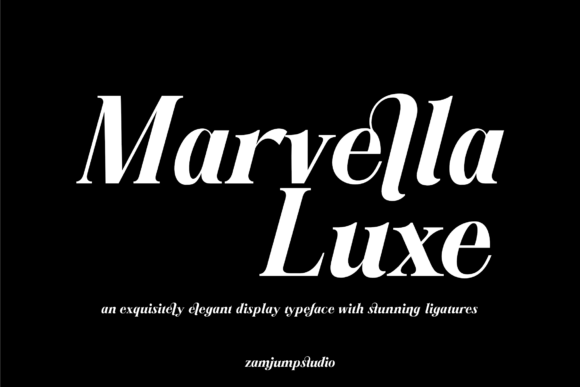 Marvella Luxe: A Premium Serif Typeface for Editorial Design