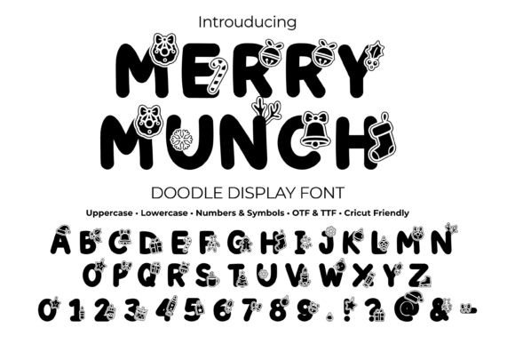 Merrymunch: A Playful Font for Festive Branding