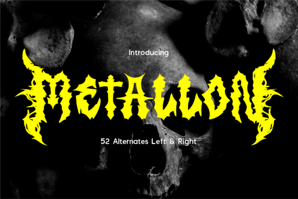 Metallon Font: Bold Blackletter for Web Design