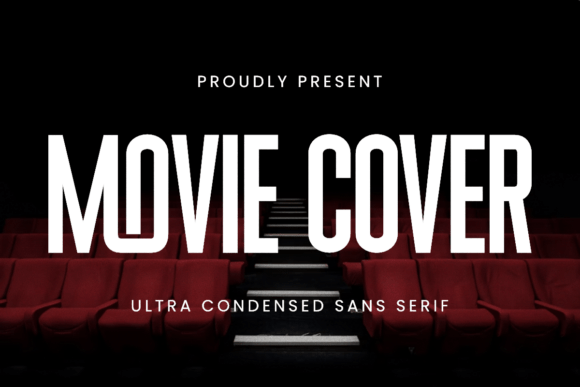 Movie Cover Font for Bold Maker Designs