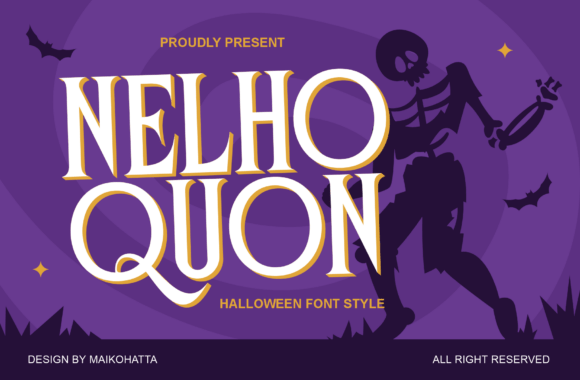 Nelho Quon: A Bold Serif Font for Halloween