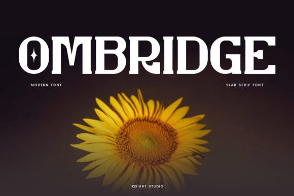 Ombridge: A Bold Slab Serif Font for Branding