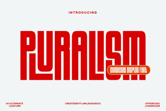 Plularism: A Bold Sans Serif Font for Modern Editors