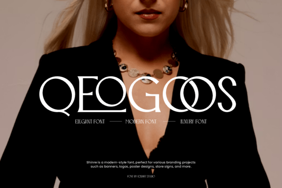 Qeogoos: A Bold Serif Typeface for Editorial Design