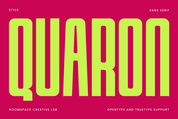 Quaron: A Bold Serif Font for Modern Web Design