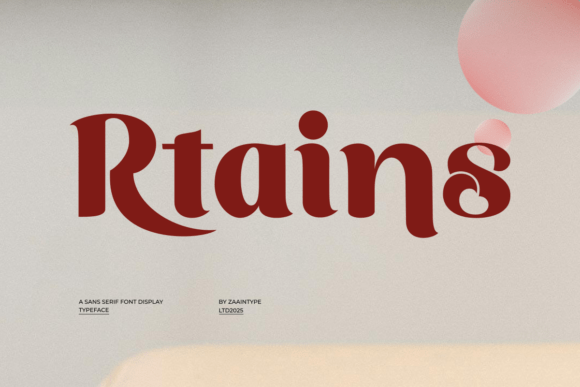 Rtains: The Serif Font for Modern Marketing