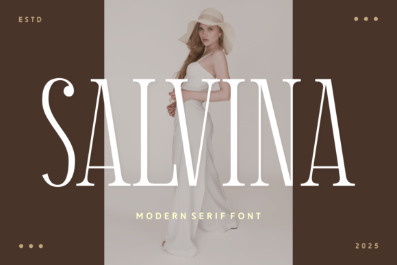 Salvina: A Premium Serif Font for Elegant Branding