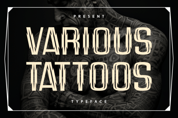 Various Tattoos Font: Bold Branding for Small Business