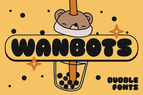 Wanbots: A Bubbly Sans Serif Font for Bold Branding